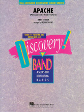 Apache (Percussion Section Feature). By Jerry Lordan. Arranged by Michael Sweeney. For Concert Band (Score & Parts). Score and full set of parts. Discovery Concert Band. Grade 1.5. Published by Hal Leonard.

Turn your percussion section loose on this rousing feature number originally from the '60s, but turned into a hit by the Sugarhill Gang in the '80s. Guaranteed fun!