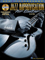 Jazz Improvisation for Guitar. For Guitar. REH Publications. Softcover with CD. Guitar tablature. 32 pages. Published by Hal Leonard.

This terrific book/CD by Les Wise will allow you to make the transition from playing disjointed scales and arpeggios to playing melodic jazz solos that maintain continuity and interest for the listener. Topics covered include: tension and resolution • major scale, melodic minor scale, and harmonic minor scale patterns • common licks and substitution techniques • creating altered tension • and more! Features standard notation and tab, and a CD with 35 demo tracks.