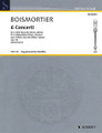 6 Concerti, Op. 38 (2 Treble Recorders (Flutes, Violins) Performance Score). By Johann Bodin de Boismortier. Edited by Elisabeth Kretschmann. For Recorder Duet. Woodwind Ensemble. Softcover. Schott Music #OFB218. Published by Schott Music.

Based on the first edition.