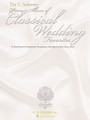 The G. Schirmer Piano Album of Wedding Classics. (45 Processionals, Recessionals, Interludes and Other Service Music). By Various. For Piano. Piano Collection. 154 pages. G. Schirmer #ED3998. Published by G. Schirmer.

Studies show that there is still a preference among a significant percentage of brides and grooms for a “classical wedding.” This extraordinarily diverse collection covers 400 years of music, specifically chosen as appropriate for wedding ceremonies. Many of the choices are traditional; others are fresh suggestions. There are five indexes of the contents sorted by specific musical service functions: Processional and Recessiona * Pre- and Post-Service Assembly * Interludes and Underscoring * Devotional * and Personal. Music by Bach * Barber * Boccherini * Brahms * Chopin * Clarke * Corigliano * Debussy * Fauré * Foster * Franck * Gounod * Grieg * Handel * Liszt * Malotte * Mendelssohn * Mouret * Mozart * Pachelbel * Puccini * Ravel * Satie * Schubert * Schumann * Stölzel * Tchaikovsky * Vivaldi * Wagner.

Song List:

    The Lord's Prayer
    Adagio For Strings