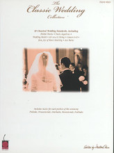 The Classic Wedding Collection. (Piano Solo). By Various. For Piano, Vocal. Piano Collection. Wedding. Difficulty: medium. Songbook. Vocal melody, vocal text, piano accompaniment and table of contents (organized by standard wedding ceremony categories). 96 pages. Published by Cherry Lane Music.

39 classical wedding standards for each portion of the ceremony: preludes, processionals, interludes, recessionals, and postludes. Six of the pieces are arranged for piano and voice, including 'Ave Maria,' and the rest are arranged for piano solo, including: Air on the G String * Bridal Chorus * Canon in D * Jesu, Joy of Man's Desiring * Panis Angelicus * and more.