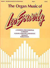 The Organ Music of Leo Sowerby - Volume 1. (A Wedding Processional - Carillon - Canon, Chacony, and Fugue - Pageant - Passacaglia). Composed by Leo Sowerby (1895-1968). For Organ. Fred Bock Publications. Fred Bock Music Company #BG0879. Published by Fred Bock Music Company.

Five of the greatest organ works by this renowned American church music composer are compiled in the first volume of this series. Previously out of print, these five titles are again available: Carillon • Pageant • Passacaglia • A Wedding Processional • Canon, Chacony, and Fugue. Created by the composer dubbed the “Dean of Church Musicians,” this is an excellent collection for the library of the serious organist.