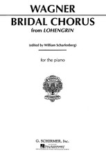 Wedding March (Bridal Chorus - Lohengrin) (Piano Solo). By Richard Wagner (1813-1883). Edited by J. Low. For Piano. Piano Solo. SMP Level 4 (Intermediate). 8 pages. G. Schirmer #ST7651. Published by G. Schirmer.

Sheet Music.

About SMP Level 4 (Intermediate) 

Introduction of 4-note chords and sixteenth notes. Hand movement covering 2 to 3 octaves.