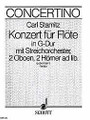 Concerto G Major Op. 29. (Score). By Carl Stamitz (1745-1801). For Orchestra (Score). Concertino (Chamber Orchestra). Score. 42 pages. Schott Music #CON136. Published by Schott Music.