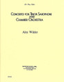 Concerto for Tenor Saxophone and Chamber Orchestra. (Piano Reduction). By Alec Wilder (1907-1980). For Tenor Saxophone, Piano Accompaniment (Score & Parts). Shawnee Press. 28 pages. Margun Music #AW0163. Published by Margun Music.

Tenor Sax solo with piano reduction.