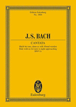Cantata No. 6, Feria 2 Paschatos (Bide with Us for Now Is Night Approaching, BWV 6). By Johann Sebastian Bach (1685-1750). Arranged by Hans Grischkat. For Chorus, Chamber Orchestra, Score (Study Score). Eulenburg Taschenpartituren (Pocket Scores). Study Score. 38 pages. Eulenburg (Schott Music) #ETP1004. Published by Eulenburg (Schott Music).

For 3 solo voices, chorus and chamber orchestra. Study score. German language.