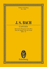 Cantata No. 39, Dominica 1 Post Trinitatis (Deal the Hungry Ones the Bread, BWV 39). By Johann Sebastian Bach (1685-1750). Arranged by Arnold Schering. For Chorus, Chamber Orchestra, Score (Study Score). Eulenburg Taschenpartituren (Pocket Scores). Study Score. 54 pages. Eulenburg (Schott Music) #ETP1036. Published by Eulenburg (Schott Music).

For 3 solo voices, chorus and chamber orchestra. German language. Study score.