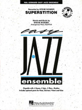 Superstition by Stevie Wonder. Arranged by Paul Murtha. For Jazz Ensemble (Score & Parts). Easy Jazz Ensemble Series. Grade 2. Score and parts. Published by Hal Leonard.

Stevie Wonder helped to bring funk to mainstream pop music in the '70s, and this is one of his most recognizable hits. Paul Murtha's arrangement is easy to learn yet maintains the authentic groove of the original. (Includes full performance CD).