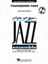 Touchdown Tony by Michael Sweeney. For Jazz Ensemble (Score & Parts). Easy Jazz Ensemble Series. Grade 2. Score and parts. Published by Hal Leonard.

Inspired by Dallas Cowboys quarterback Tony Romo, here is a medium slow funk chart with some serious attitude! Includes a double-time Latin section for soloing that uses only 2 scales. Perfect for novice improvisers.