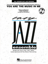 You Are the Music in Me (from High School Musical 2) by Jamie Houston. Arranged by John Berry. For Jazz Ensemble (Score & Parts). Easy Jazz Ensemble Series. Grade 2. Score and parts. Published by Hal Leonard.

The phenomenon that is Disney's High School Musical has reached a new level of popularity with the release of the second movie. Here is the moving rock ballad in a powerful and carefully scored version for young players. (Includes full performance CD).