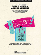 What Makes You Beautiful by One Direction. By Carl Falk, Rami Yacoub, and Savan Kotecha. Arranged by John Berry. For Jazz Ensemble (Score & Parts). Discovery Jazz. Grade 1.5. Published by Hal Leonard.

Recorded by boy band sensation One Direction, here is a terrific version of one of their most recognizable hits. Written in a driving rock style, this solid arrangement will go together quickly.