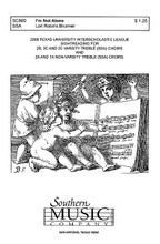 I'm Not Alone (Choral Music/Octavo Sacred Ssa). By Brunner, Lori Robins. SSA. Choral, Sacred, Octavo. Southern Music. Southern Music Company #SC800. Published by Southern Music Company.

Minimum order 6 copies.