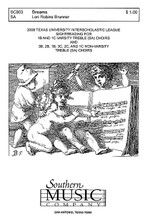 Dreams (Choral Music/Octavo Secular Sa). By Brunner, Lori Robins. SA. Choral, Secular, Octavo. Southern Music. Southern Music Company #SC803. Published by Southern Music Company.

Minimum order 6 copies.