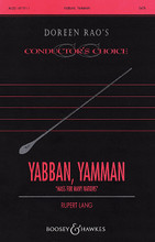 Yabban, Yamman ((from Mass for Many Nations) CME Conductor's Choice). By Rupert Lang. For Choral, Chorus, Piano (SATB). Conductor's Choice. 8 pages. Boosey & Hawkes #M051471911. Published by Boosey & Hawkes.

The Mass for Many Nations was commissioned by Christ Church Cathedral in Vancouver, B.C. as a memorial to two members of its community and in honor of the ministry of their newly appointed Dean. In keeping with their belief that “all are welcome in this place,” music at the cathedral promotes an openness in the use of various styles and traditions. In an attempt to weave this philosophy into a Mass setting, Lang has set each movement to reflect a separate aspect of the global community – “Yabban, Yamman” representing Hebrew influences.

Minimum order 6 copies.