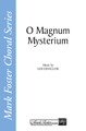 O Magnum Mysterium by Lee Dengler. For Choral (SATB). Mark Foster. 8 pages. Shawnee Press #MF0592. Published by Shawnee Press.

Lee Dengler's setting of “O Magnum Mysterium” masterfully depicts the awesome wonder expressed in the text. A sense of divine mystery is heard and felt in this incredible mixture of close harmonies and dissonances, lush, open chords, and gently shifting meter. Exquisite!

Minimum order 6 copies.