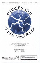 Pieces of the World by Brian Muni. Arranged by Steve Potts. For Choral (SAB). Shawnee Press. Print on demand - publisher prints this title after order is received. Choral, Graduation, Multi-Cultural, Brotherhood. 12 pages. Shawnee Press #D0587. Published by Shawnee Press.

“Pieces of the World” is a soulful look at the many faces and backgrounds that make up our world. Arranged for SAB voices, one or more soloists, and rhythm combo, this gospel-style ballad is perfect for graduation ceremonies or any occasion celebrating multiculturalism, ethnic diversity, and world community.

Minimum order 6 copies.