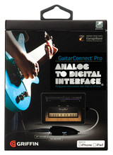 GuitarConnect Pro (Analog to Digital Interface for iPad and iPhone 4). Accessory. General Merchandise. Hal Leonard #GC17133. Published by Hal Leonard.

GuitarConnect Pro adds an instrument input to your iPad or iPhone. At one end, it gives you a 1/4″ mono instrument jack that fits your instrument cable, and at the other end, a dock connector for your iOS device. Plug your instrument into the 1/4″ jack and you have a noise-free, 100% digital connection from your instrument directly into GarageBand. GuitarConnect Pro's gain control wheel lets you control the strength of your input signal.