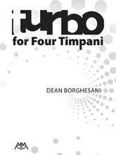 Turbo (For 4 Timpani). By Dean Borghesani. For Timpani. Meredith Music Percussion. Softcover. 4 pages. Published by Meredith Music.

This electrifying work for solo timpani is a perfect opener for concert, clinic or recital. Turbo – as in turbo-charged – is a fast-paced, exciting showpiece that projects the power of the timpani directly to an audience. Sure to become a standard work in solo timpani repertoire, this is a work that timpanists will want to perform again and again.