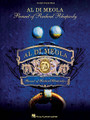 Al Di Meola - Pursuit of Radical Rhapsody (Original Charts for Guitar, Piano and Bass). By Al Di Meola. For Bass, Guitar, Piano. Artist Books. Softcover. 120 pages. Published by Hal Leonard.

Compiled from Al Di Meola's own handwritten scores, this collection features his original compositions from the 2011 album. Each song includes parts for multiple guitars, piano and bass, along with chord symbols to provide a unique view of the interplay between instruments as Al had conceived. 13 tracks: Bona • Brave New World • Destination Gonzalo • Fireflies • Full Frontal Contrapuntal • Gumbiero • Mawazine, Pt. 1 • Mawazine, Pt. 2 • Michelangelo's 7th Child • Paramour's Lullaby • Radical Rhapsody • Siberiana • That Way Before.