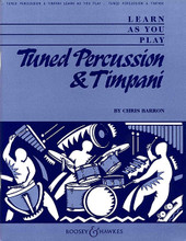 Learn as You Play Drums (Tuned Percussion & Timpani). By Chris Barron. For Snare Drum, Timpani, Percussion for One Player. Boosey & Hawkes Chamber Music. 72 pages. Boosey & Hawkes #M060080982. Published by Boosey & Hawkes.

Learn As You Play provides everthing you need from the first lesson up to the intermediate level. A well structured course of exercises, studies and pieces ensures a solid foundation in technique and musicianship for students of any age. Styles taught include: pop, rock, Latin and swing, and many concert pieces are compatible with Learn As You Play Drums (HL.48011078), allowing the student to play duos, trios or larger ensembles.