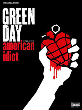 American Idiot by Green Day. For Piano/Vocal/Guitar. Artist/Personality; Personality Book; Piano/Vocal/Chords. Piano/Vocal/Guitar Artist Songbook. Punk Rock and Pop Rock. Difficulty: medium. Songbook. Vocal melody, piano accompaniment, lyrics, chord names and guitar chord diagrams. 122 pages. Alfred Music #PFM0506. Published by Alfred Music.

Alfred is pleased to present the matching folio to Green Day's album American Idiot. The best-selling, Grammy-award winning record (Best Rock Album, 2005) includes the number 1 Billboard Modern Rock chart hits "Boulevard of Broken Dreams" and the title-track, "American Idiot." Other titles include Are We the Waiting * Give Me Novacaine * Whatsername * and more.