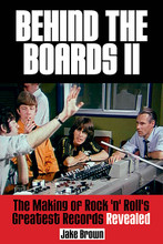 Behind the Boards II (The Making of Rock 'n' Roll's Greatest Records Revealed). Music Pro Guide Books & DVDs. Softcover. 400 pages. Published by Hal Leonard.

The initial volume of Behind the Boards was the first definitive rock-record producer's anthology of its kind, taking music fans and those interested in sound recording inside the studio to experience the creation of life-changing music!

Behind the Boards II: The Making of Rock 'n' Roll's Greatest Records Revealed takes fans inside the creation of still more legendary rock gems, including “Hotel California” by the Eagles * “Should I Stay or Should I Go?” by the Clash * “Rocketman” by Elton John * “Ziggy Stardust” by David Bowie * “Start Me Up” by the Rolling Stones * “The Thrill Is Gone” by B.B. King * “Take a Walk on the Wild Side” by Lou Reed * such Beatles classics as “I Am the Walrus, “Helter Skelter,” and “Give Peace a Chance” * as well as still more hits by Def Leppard * Billy Idol * Stevie Ray Vaughan * George Thorogood * the Police * Jackson Browne * Survivor * Foo Fighters * the Stone Roses * Ozzy Osbourne * Heart * Joe Satriani * Rick Derringer * Peter Frampton * Huey Lewis & the News * Tool * Jon Bon Jovi * Daughtry * Michael Jackson * Whitney Houston * Lenny Kravitz * Tracy Chapman * Steve Miller * Simple Minds * Foreigner * and many more!