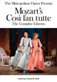 The Metropolitan Opera Presents: Mozart's Cosi fan tutte (The Complete Libretto). By Wolfgang Amadeus Mozart (1756-1791). Amadeus. Softcover. 208 pages. Published by Amadeus Press.

For a long time, Così fan tutte was considered scandalous – which is not entirely surprising, if you look at its story. After seeing their fiancés, Guglielmo and Ferrando, go off to war, two sisters, Fiordiligi and Dorabella, all too rapidly overcome their grief and agree to marry two attractive strangers within the space of just a couple days. Little do the sisters know that the strangers are in fact those same fiancés in disguise! The whole thing is a plot masterminded by a cynical old philosopher, Don Alfonso, and a clever maid, Despina. Scandalous or not, Così fan tutte has remained one of opera's most contemporary comedies.