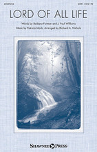 Lord of All Life by Barbara Furman, J. Paul Williams, and Patricia Mock. Arranged by Richard A. Nichols. For Choral (SATB). Glory Sound. Octavo. 8 pages. Published by GlorySound.

Uses: General, Christ the King

Scripture: Colossians 1:16; Hebrews 1:1-14

A simple, yet elegant sentiment is conveyed by this meaningful text set to artful music! The divine attributes of the Savior are chained together with a winding melody that invites the singer to personal worship and adoration. A supportive piano part sets a faithful pacing and brings a reverent spirit to the piece. A final layering of the vocal lines offers a calming and engaging conclusion.

Minimum order 6 copies.