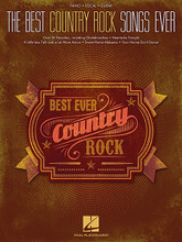 The Best Country Rock Songs Ever by Various. For Piano/Vocal/Guitar. Piano/Vocal/Guitar Songbook. Softcover. 288 pages. Published by Hal Leonard.

Over 50 songs that walk the line between the country and rock worlds, including: A Little Less Talk and a Lot More Action • Amie • Chattahoochee • City of New Orleans • Fooled Around and Fell in Love • Free Bird • Guitars, Cadillacs • Heartache Tonight • Hotel California • Jackson • Me and Bobby McGee • Mountain Music • Nine to Five • On the Road Again • Ramblin' Man • Sweet Home Alabama • Up on Cripple Creek • Whiskey River • Your Mama Don't Dance • and more.