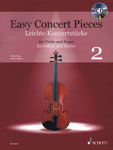 Easy Concert Pieces, Vol. 2 (Violin and Piano With a CD of Performances and Accompaniments). By Various. Edited by Peter Mohrs. For Violin. String. Softcover with CD. 44 pages. Schott Music #ED21634. Published by Schott Music.

19 well-known pieces from the Renaissance to the Modern era, including music by Corelli * Handel * Dancla * Gretchaninoff * and others. Intermediate level.