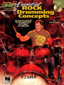 Essential Rock Drumming Concepts - An Encyclopedia of Progressive Rhythmic Techniques (Musicians Institute Master Class). For Drums. Musicians Institute Press. Softcover with CD. 184 pages. Published by Musicians Institute Press.

Essential Rock Drumming Concepts will enable you to establish a solid foundation for the demands of today's rock drummer by developing basic exercises into advanced applications. You will gain a fundamental understanding of a wide variety of techniques that can be developed to any degree you desire. The accompanying audio CD has 72 demonstration tracks of representative exercises from each chapter of the book that will help you take your playing to the next several levels.