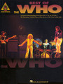 Best of The Who (Guitar Recorded Versions). By The Who. For Guitar. Hal Leonard Guitar Recorded Versions. Classic Rock and Hard Rock. Difficulty: medium. Guitar tablature songbook. Guitar tablature, standard notation, vocal melody, lyrics, chord names, guitar chord diagrams and guitar notation legend. 168 pages. Published by Hal Leonard.

Note-for-note transcriptions with tab for 25 classic hits from The Who, including: Athena * Baba O'Riley * Behind Blue Eyes * Dogs * Eminence Front * Going Mobile * I Can See for Miles * I'm Free * The Kids Are Alright * Long Live Rock * The Magic Bus * My Generation * Pinball Wizard * The Seeker * Squeeze Box * Who Are You * Won't Get Fooled Again * You Better You Bet * and more!