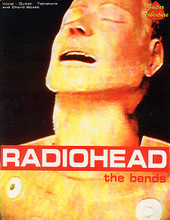 The Bends by Radiohead. For Guitar. Artist/Personality; Guitar Personality; Guitar TAB. Guitar Recorded Version. Alternative Rock, Progressive Rock and Electronica. Difficulty: medium. Guitar tablature songbook. Guitar tablature, standard notation, vocal melody, lyrics, chord names, guitar chord diagrams and guitar notation legend. 84 pages. Alfred Music #PGM0120. Published by Alfred Music.

Tagged album of the year by nearly every major music paper in Britain, The Bends propelled Radiohead to stardom in their native Britain. This album-ma tching folio includes all 12 songs, photos, and a bio. Titles are: Planet Telex * The Bends * High and Dry * Fake Plastic Trees * Bones * [Nice Dream] * Just * My Iron Lung * Bulletproof..I Wish I Was * Black Star * Sulk * Street Spirit [Fade Out].