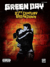 Green Day - 21st Century Breakdown (Easy Piano). By Green Day. Arranged by Carol Matz. For Piano/Keyboard. Artist/Personality; Piano - Personality Book; Piano Supplemental. Easy Piano Personality. Rock. Softcover. 92 pages. Alfred Music #33493. Published by Alfred Music.

The album-matching easy piano songbook to 21st Century Breakdown, Green Day's brilliant concept album. Lyrics and chord symbols are included. Titles: Song of the Century • 21st Century Breakdown • Know Your Enemy • Viva La Gloria! • Before the Lobotomy • Christian's Inferno • Last Night on Earth • East Jesus Nowhere • Peacemaker • Last of the American Girls • Murder City • Viva La Gloria? (Little Girl) • Restless Heart Syndrome • Horseshoes and Handgrenades • The Static Age • 21 Guns • American Eulogy (Mass Hysteria / Modern World) • See the Light.