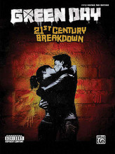 Green Day - 21st Century Breakdown by Green Day. For Guitar. Artist/Personality; Guitar Personality; Guitar TAB; Solo Guitar TAB (EZ/Int). Easy Guitar. Softcover. 104 pages. Alfred Music #33509. Published by Alfred Music.

The album-matching easy guitar tab songbook to 21st Century Breakdown, Green Day's brilliant concept album. Our easy guitar arrangements use a common-sense approach that shows you how to play all the core guitar parts, as performed by the artist, without overwhelming you with variations and too much detail. Titles: Song of the Century • 21st Century Breakdown • Know Your Enemy • Viva La Gloria! • Before the Lobotomy • Christian's Inferno • Last Night on Earth • East Jesus Nowhere • Peacemaker • Last of the American Girls • Murder City • Viva La Gloria? (Little Girl) • Restless Heart Syndrome • Horseshoes and Handgrenades • The Static Age • 21 Guns • American Eulogy (Mass Hysteria / Modern World) • See the Light.