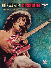 Guitar Virtuoso by Eddie Van Halen. For Guitar. Artist/Personality; Authentic Guitar TAB; Guitar Personality; Guitar TAB. Guitar Recorded Version. Nine of Eddie Van Halen's classic guitar solo instrumentals. Rock and Hard Rock. Guitar tablature songbook. Guitar tablature, standard notation, vocal melody, lyrics, chord names and guitar chord diagrams. 56 pages. Alfred Music #27045. Published by Alfred Music.

With the 1978 release of their debut album, Van Halen, Eddie and the boys single-handedly returned rock and roll to its pre-disco glory. It was "Eruption," Eddie's solo guitar tour de force, that immediately established his as the greatest and most influential rock guitarist since Jimmy Hendrix. This must-have collection features nine stunning and ground-breaking Eddie Van Halen solo guitar showcases, from his explosive solo guitar piece "Eruption" to the heavy-metal-meets-flamenco passion of "Spanish Fly" and the ethereal "Cathedral." With these performance, Eddie Van Halen redefined the guitar as we know it. Presented in authentic guitar TAB, this book shows you how to play each guitar solo as Eddie Van Halen recorded them. 