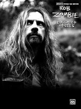 Educated Horses by Rob Zombie. For Guitar. Artist/Personality; Authentic Guitar TAB; Guitar Personality; Guitar TAB. Guitar Recorded Version. Metal and Hard Rock. Guitar tablature songbook. Guitar tablature, standard notation, vocal melody, lyrics, chord names and guitar chord diagrams. 49 pages. Alfred Music #26214. Published by Alfred Music.

This album-matching songbook includes photos and lyric pages. Songs: Sawdust in the Blood • American Witch • Foxy Foxy • 17 Year Locust • The Scorpion Sleeps • 100 Ways • Let It All Bleed Out • Death of It All • Ride • The Devil's Rejects • The Lords of Salem.