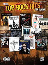 2009 Top Rock Hits for Guitar by Various. For Guitar. Authentic Guitar TAB; Guitar Mixed Folio; Guitar TAB. Guitar Recorded Version. Rock. Softcover. Guitar tablature. 168 pages. Hal Leonard #33433. Published by Hal Leonard.

The biggest and most current rock guitar hits of 2009! All are transcribed in full tab. Titles: All I Want (Staind) • All Summer Long (Kid Rock) • Bad Girlfriend (Theory of a Deadman) • Believe (Staind) • Broken (Lifehouse) • Gotta Be Somebody (Nickelback) • Hate My Life (Theory of a Deadman) • Hollywood Whore (Papa Roach) • I Kissed a Girl (Katy Perry) • I'd Come for You (Nickelback) • Indestructible (Disturbed) • Inside the Fire (Disturbed) • Know Your Enemy (Green Day) • Lifeline (Papa Roach) • MF of the Year (Motley Crue) • Saints of Los Angeles (Motley Crue) • Something in Your Mouth (Nickelback) • That's What You Get (Paramore) • What Do I Do With My Heart (Eagles) • Whatever It Takes (Lifehouse) • Working on a Dream (Bruce Springsteen) • The Wrestler (Bruce Springsteen).