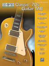 Classic '70s Guitar Tab (10 for $10 Sheet Music). By Various. For Guitar. Guitar Mixed Folio; Guitar TAB; Solo Guitar TAB (EZ/Int). Guitar Recorded Version. Softcover. Guitar tablature. 44 pages. Alfred Music #31479. Published by Alfred Music.

10 for $10 Sheet Music: Classic '70s Guitar Tab contains 10 of your favorite '70s songs, all in professionally arranged tab format for just $10.00. Titles include: Maggie May (Rod Stewart) • Truckin' (Grateful Dead) • Mama Told Me (Not to Come) (Three Dog Night) • Running on Empty (Jackson Browne) • Go Your Own Way (Fleetwood Mac) • Wild Night (Van Morrison) • After Midnight (Eric Clapton) • Layla (Derek and the Dominos) • Listen to the Music (The Doobie Brothers) • Mr. Bojangles (The Nitty Gritty Dirt Band).