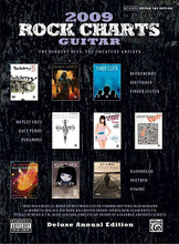 Rock Charts Guitar 2009: Deluxe Annual Edition (The Biggest Hits - The Greatest Artists). By Various. For Guitar. Authentic Guitar TAB; Guitar Mixed Folio; Guitar TAB. Guitar Recorded Version. Rock. Softcover. Guitar tablature. 256 pages. Alfred Music #31997. Published by Alfred Music.

Rock Charts Guitar 2009: Deluxe Annual Edition contains 35 of the year's biggest rock guitar hits, in authentic guitar TAB format. Titles: All I Want * All Summer Long * Arms of Sorrow * Bad Girlfriend * Believe * Bodysnatchers * Conquest * Fake It * Falling Slowly * Falling On * Gotta Be Somebody * Hollow Man * I Kissed a Girl * I Get It * I'll Keep Your Memory Vague * Indestructible * Jigsaw Falling into Place * Inside the Fire * Into the Night * The Larger Bowl * Livin' on Borrowed Time * MF of the Year * Misery Business * Mother Mary * Our Time Now * Paralyzer * Psycho * Rise Above This * Saints of Los Angeles * So Happy * Sorry * That's What You Get * Supernatural Superserious * Umbrella * When I'm Gone.