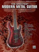 The Greatest Modern Metal Guitar by Various. For Guitar. This edition: Authentic Guitar TAB. Authentic Guitar TAB; Guitar Mixed Folio; Guitar TAB. Guitar Recorded Version. Metal; Rock. Softcover. Guitar tablature. 248 pages. Hal Leonard #28957. Published by Hal Leonard.

A total of 24 of the greatest modern heavy metal guitar songs ever recorded make up this book for guitarists. All songs include authentic guitar TAB.