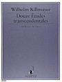 12 Etudes transcendentales (for Piano). By Wilhelm Killmayer. For Piano. Schott. 28 pages. Schott Music #ED8398. Published by Schott Music.