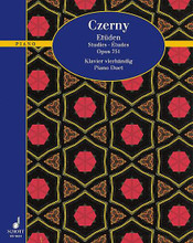 Etudes Op. 751 by Carl Czerny (1791-1857). For Piano Four Hands, 1 Piano, 4 Hands. Schott. 56 pages. Schott Music #ED9031. Published by Schott Music.
Product,63545,Etude in E Major