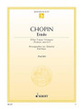 Etude in E Major, Op. 10, No. 3, Tristesse by Frederic Chopin (1810-1849) and Fr. Arranged by Emil Sauer. For Piano. Einzelausgaben (Single Sheets). 4 pages. Schott Music #ED0379. Published by Schott Music.