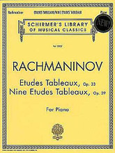 Etudes Tableaux, Op. 33 & 39 (Piano Solo). By Sergei Rachmaninoff (1873-1943). For Piano. Piano Collection. Classical Period. SMP Level 10 (Advanced). Collection. Standard notation, fingerings and introductory text (does not include words to the songs). 94 pages. G. Schirmer #LB2002. Published by G. Schirmer.
Product,63569,Etudes Enfantines