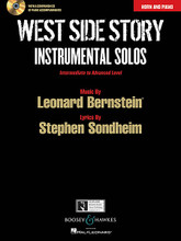 West Side Story Instrumental Solos (Arranged for Horn in F and Piano With a CD of Piano Accompaniments). By Leonard Bernstein (1918-1990). Arranged by Joel Boyd and Joshua Parman. For Horn, Piano Accompaniment (Horn). Instrumental. Softcover with CD. 60 pages. Boosey & Hawkes #M051106455. Published by Boosey & Hawkes.

These solo instrumental arrangements are faithful to Bernstein's score, and have been idiomatically adapted to the instruments for these editions. Intermediate to Advanced Level.

CONTENTS: Jet Song • Something's Coming • Gee, Officer Krupke • Maria • Tonight (Balcony Scene) • America • Cool • One Hand, One Heart • I Feel Pretty • Somewhere. In addition to piano accompaniment recordings playable on your CD player and computer, the enhanced CD also includes tempo adjustment software for CD-ROM computer use.