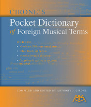 Cirone's Pocket Dictionary of Foreign Musical Terms Meredith Music Resource. Book only. 240 pages. Published by Meredith Music.
Product,63650,Don McLean - American Troubadour "