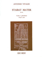 Stabat Mater RV621 (Vocal Score). By Antonio Vivaldi (1678-1741). Edited by Vilmos Lesko. For Choral, Orchestra, Piano, Vocal. Choral Large Works. Sacred. 28 pages. Ricordi #R131565. Published by Ricordi.
Product,63711,Stabat Mater (Full Score)"