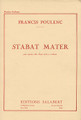 Stabat Mater (Full Score). By Francis Poulenc (1899-1963). For Choral, Orchestra, Vocal (SATB). Choral Large Works. 101 pages. Editions Salabert #SRL12470P. Published by Editions Salabert.

Latin. For SATB chorus, soprano solo and orchestra.