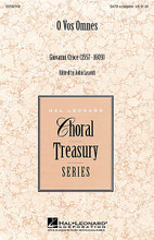 O Vos Omnes by Giovanni Croce. Arranged by John Leavitt. For Choral (SATB). Treasury Choral. Festival. 8 pages. Published by Hal Leonard.

With a text from Lamentations 1:12, this historical setting by Croce works well with a small or large ensemble. Leavitt's editorial markings enhance the musicality of the work. Available separately: SATB a cappella. Performance Time: Approx. 1:15.
Minimum order 6 copies.